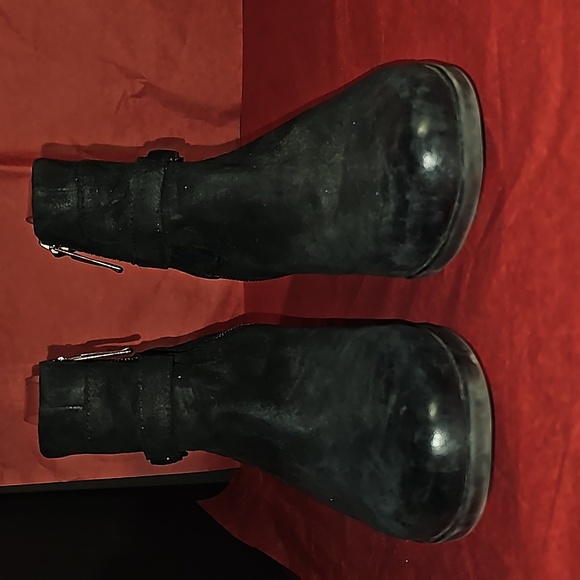 Dansko Cagney Black Leather Comfortable Ankle Booties 7-7.5US EUR37 - Picture 7 of 16